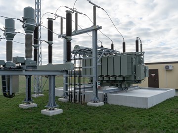 110 kV Trafo im Umspannwerk 110 kV Trafo im Umspannwerk