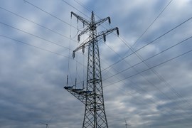 110kV Gittermast mit Stichanbindung 110kV Gittermast mit Stichanbindung