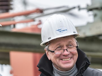 Mitarbeiter von EV-Guben und MITNETZ STROM im Umspannwerk Guben Mitarbeiter von EV-Guben und MITNETZ STROM im Umspannwerk Guben