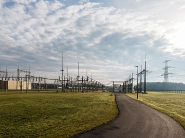 Umspannwerk totale Umspannwerk totale