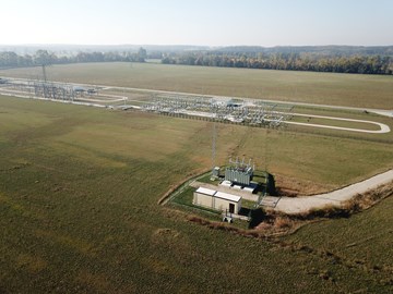 Umspannwerk Wriezen_Luftbild Umspannwerk Wriezen_Luftbild