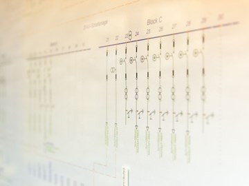 Umspannwerk Geben Innenansicht Schalttafel Umspannwerk Geben Innenansicht Schalttafel